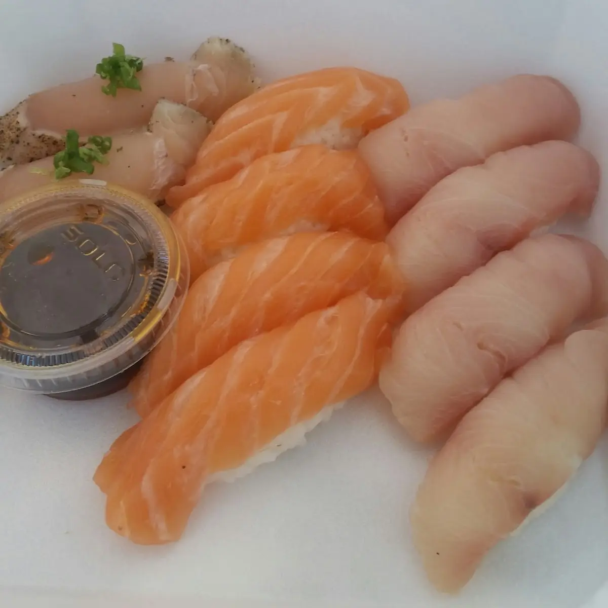 Sake Salmon Hamachi Yellowtail