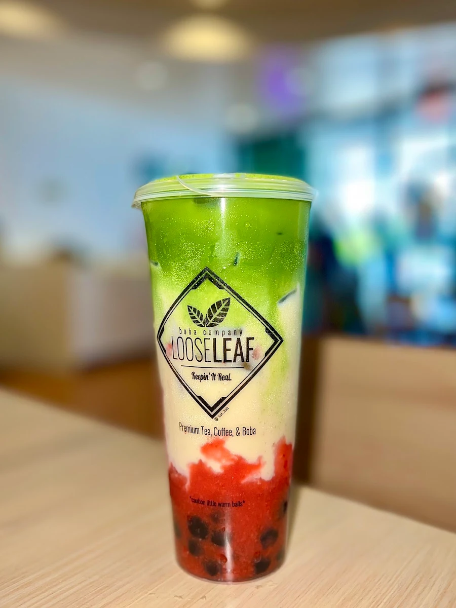 Strawberry Matcha Latte