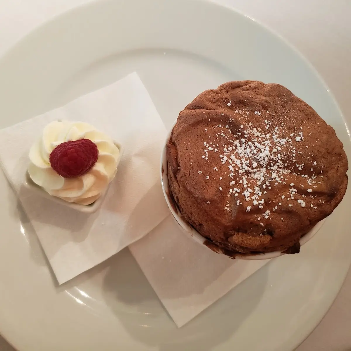 Rum Cake Souffle Crème Brulee