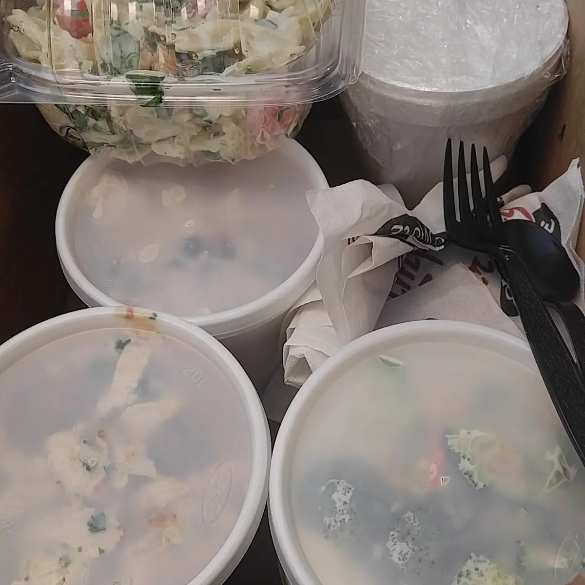 Chicken Salad and Pasta Salad
