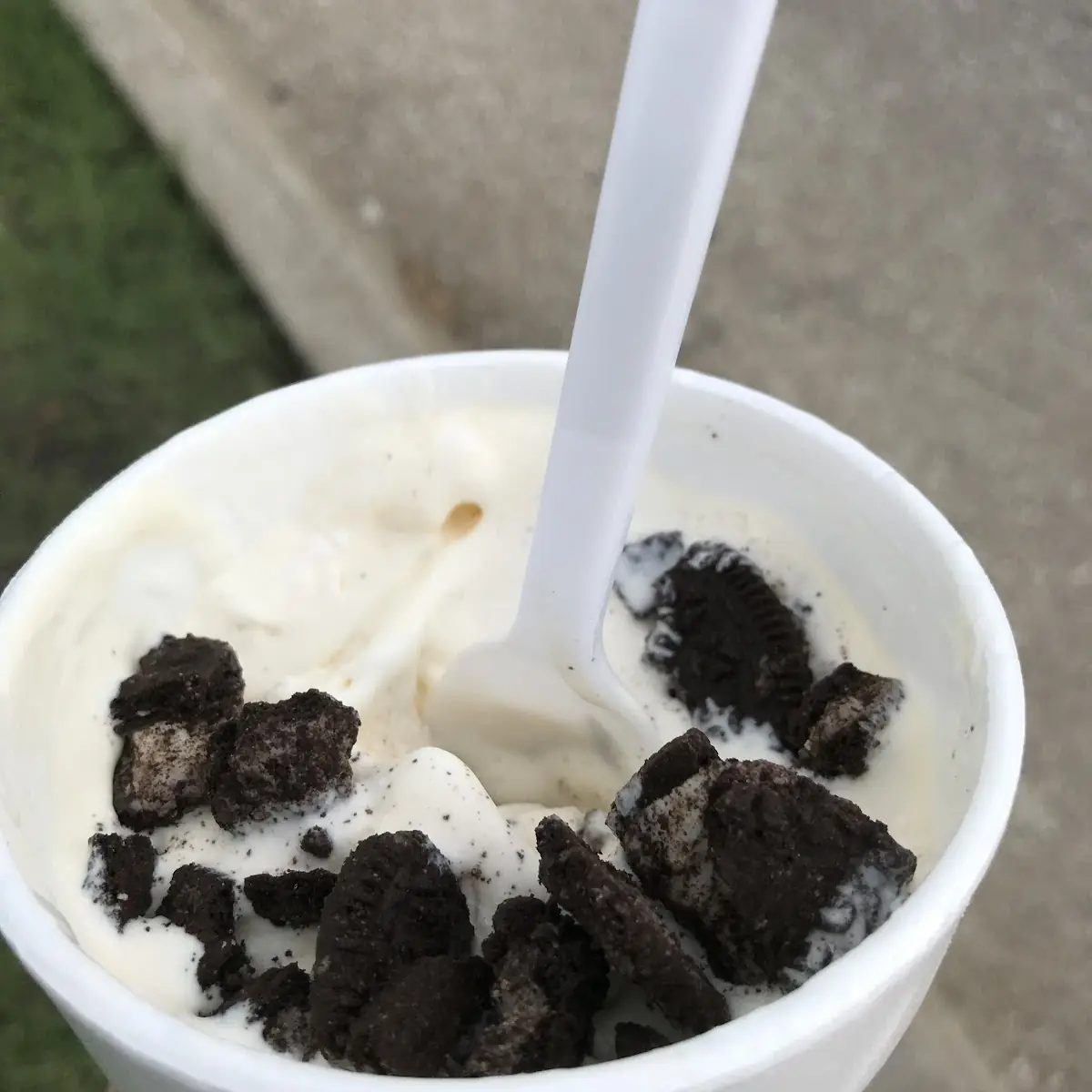 Sonic Blast Made with Oreo Cookie Pieces
