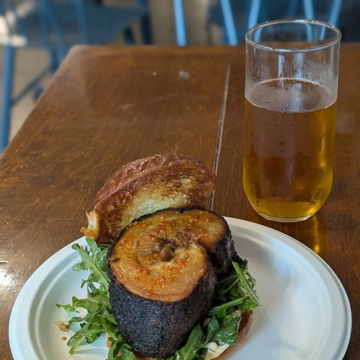 Rolled Pork Belly Sandwich