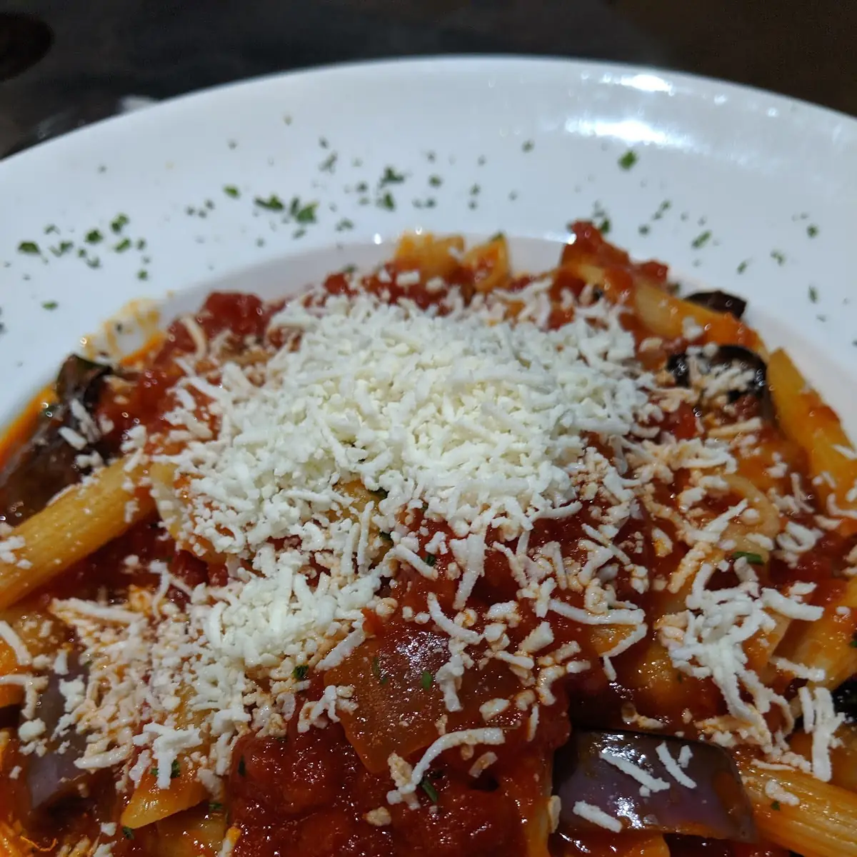 Eggplant Penne Pasta