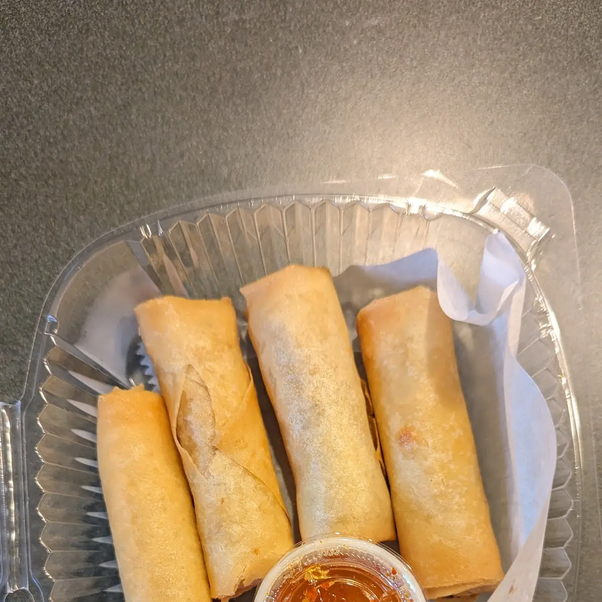 Crispy Spring Rolls Vegetable or Chicken