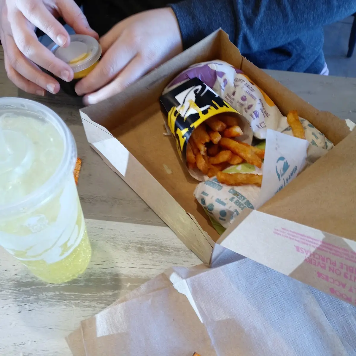 Cheddar Cheese Fries Box Meal's