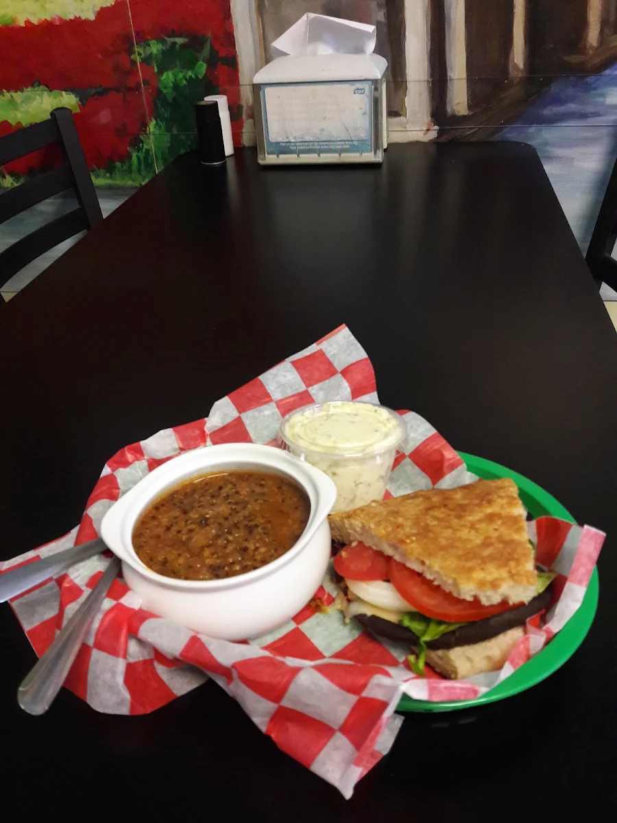 Veggie Panini and Quinoa Chilli