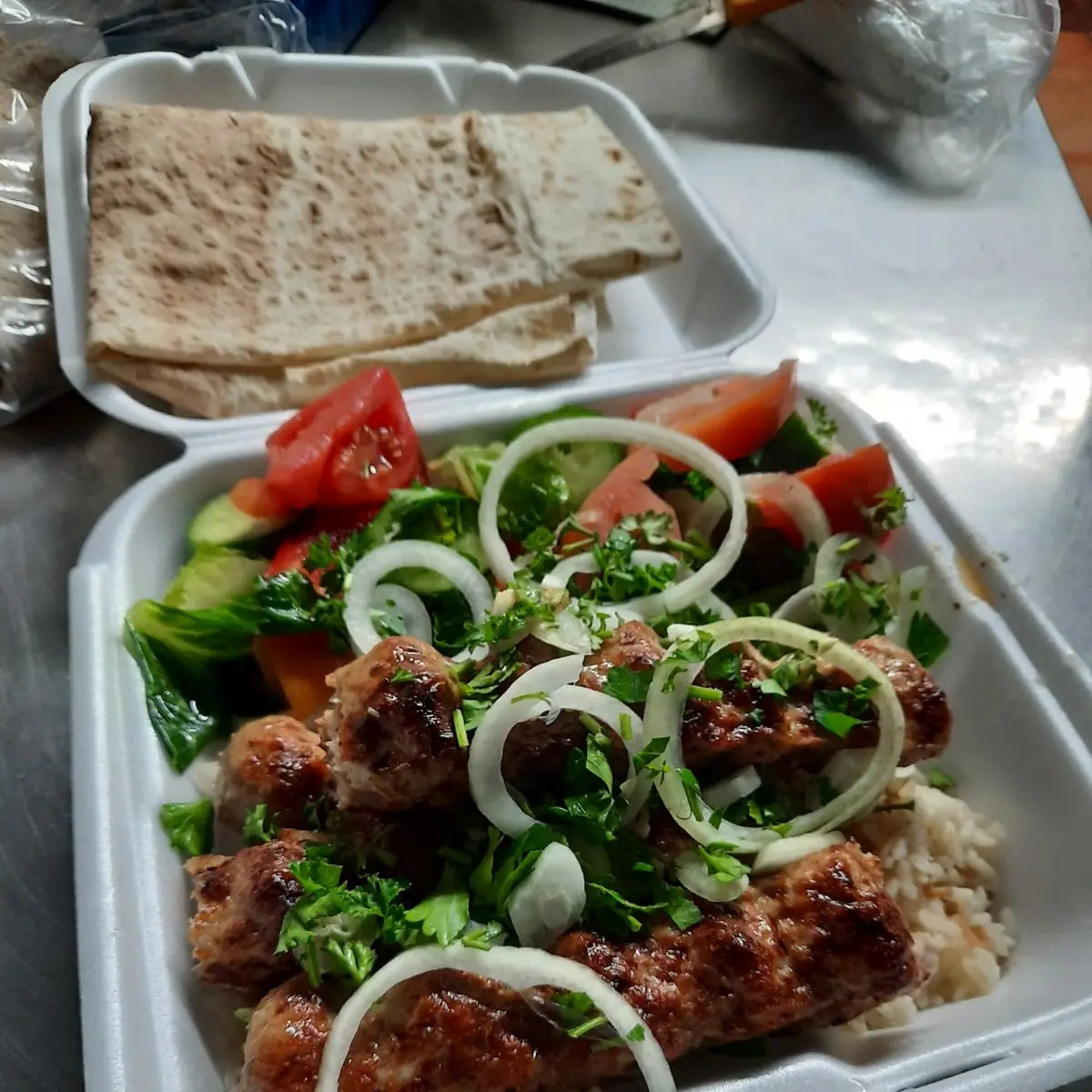 Lula Chicke and Beef Kabab