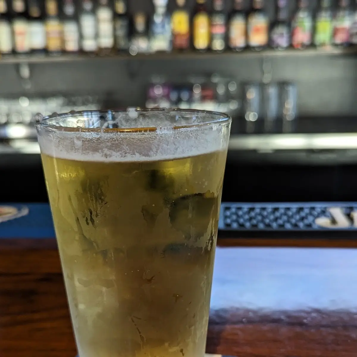 Light Beer in a Frosty Pint Glass