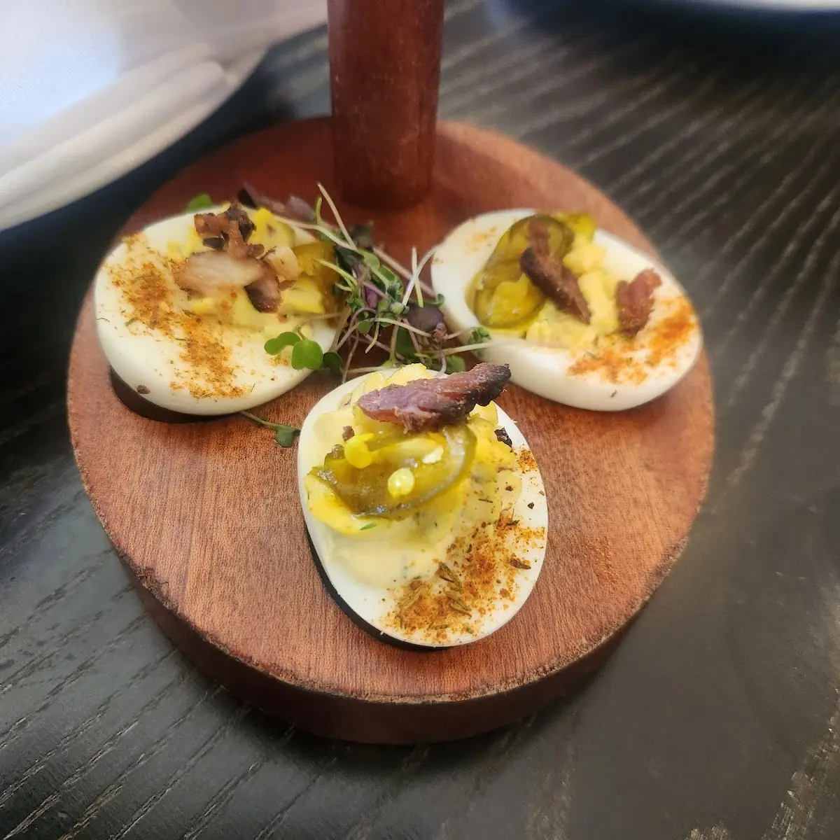 Truffled Deviled Eggs