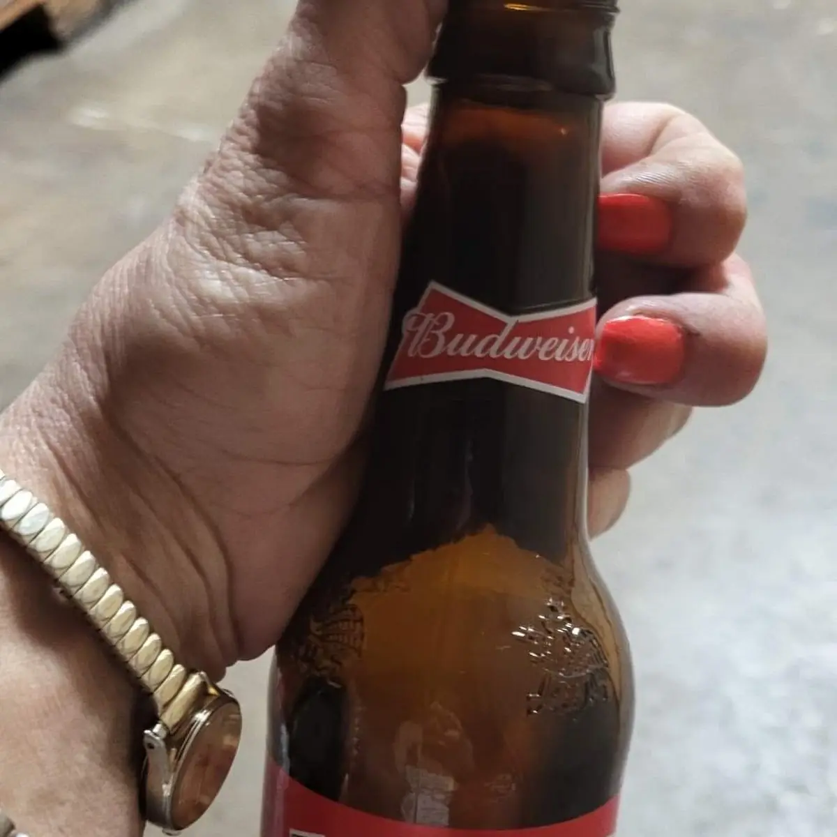 Cold Budweiser Beverage