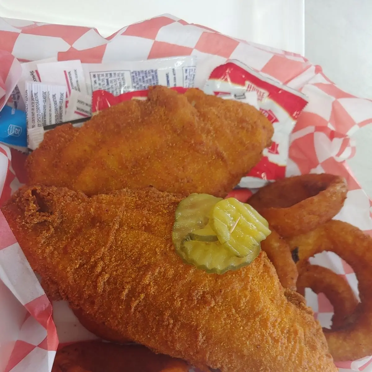 Fried Fish Burger