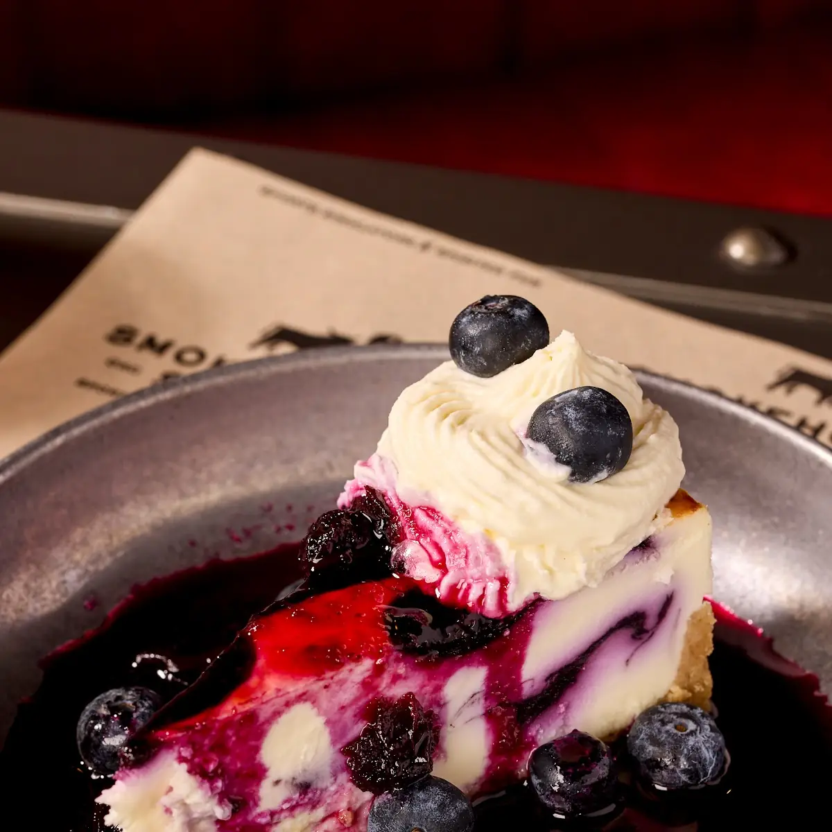Blueberry Brûlée Cheesecake