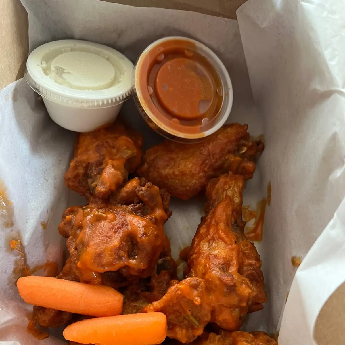 Chicken Wings with Buffalo Sauce