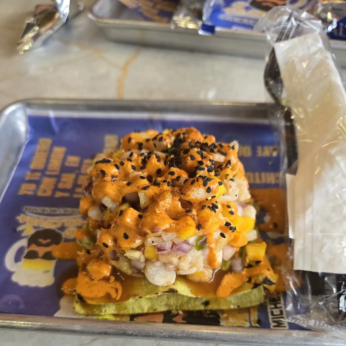 Ceviche Mahui Tostada De Ceviche Mixto