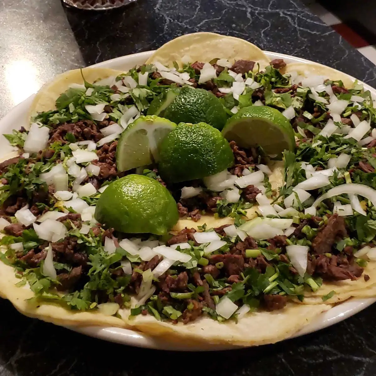 Street Tacos De Carne Asada