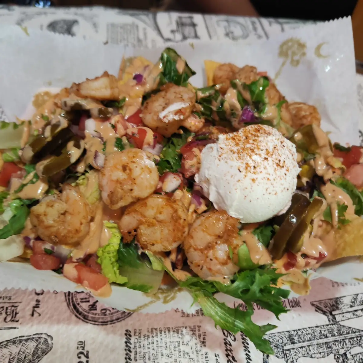 Key West Shrimp Nacho Basket