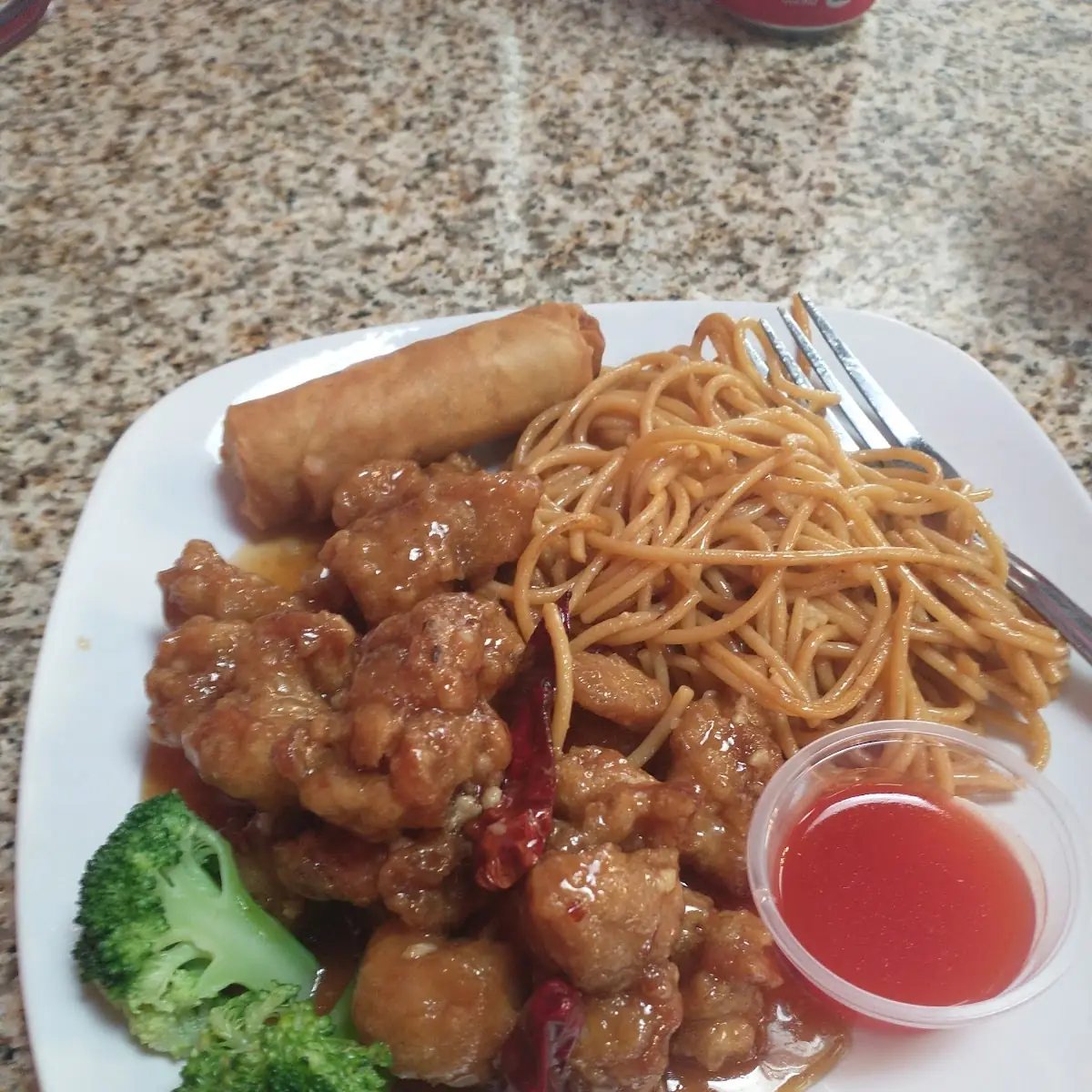 Orange Chicken Chow Mein Noodles