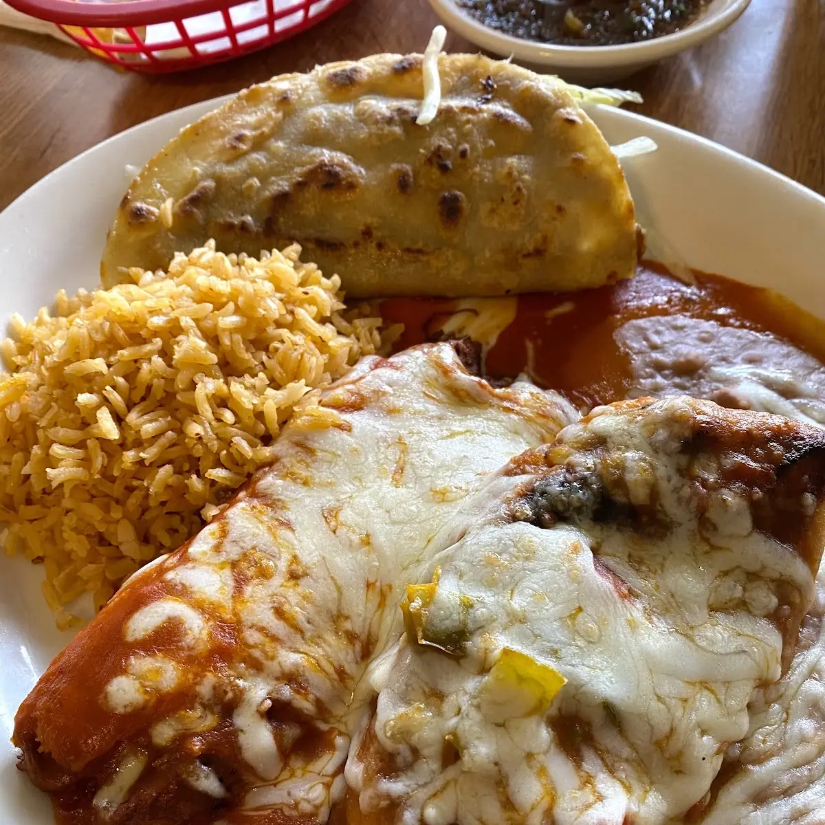 Enchilada Rice and Beans