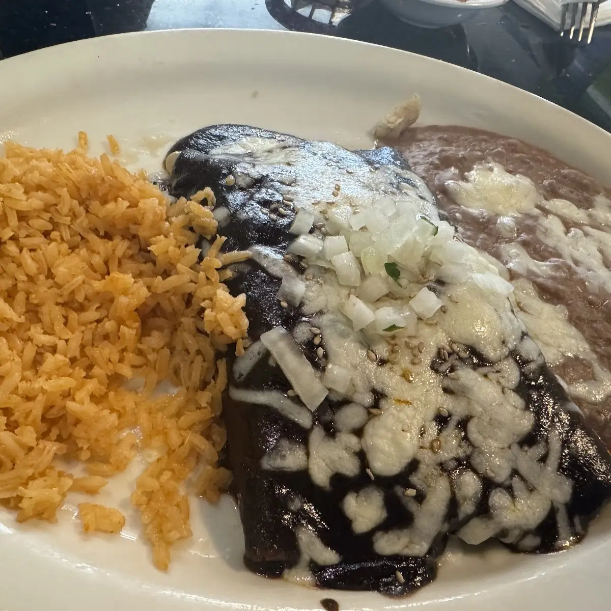 Mole Enchiladas