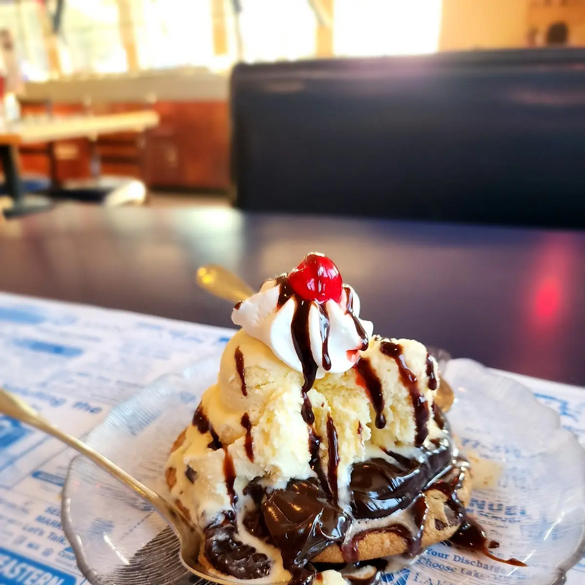 Chocolate Chip Cookie Sundae