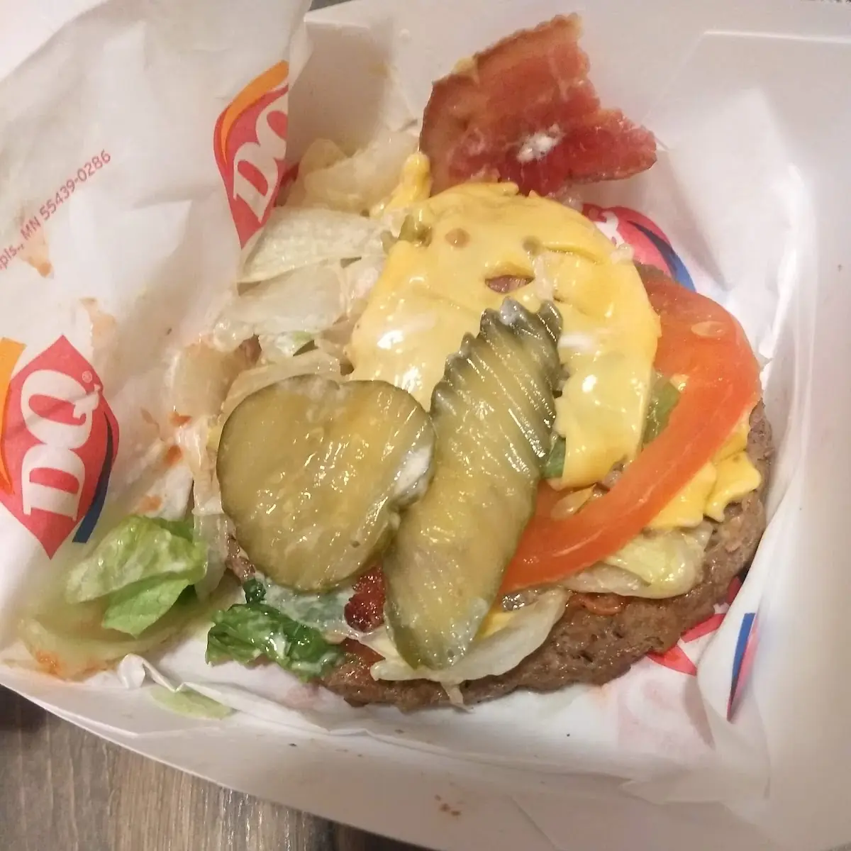 Keto Friendly Burger Poorly Thrown Together