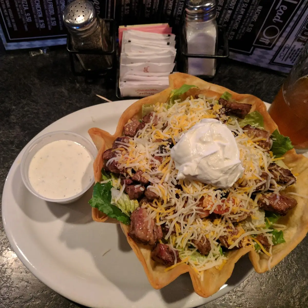 Steak Taco Salad