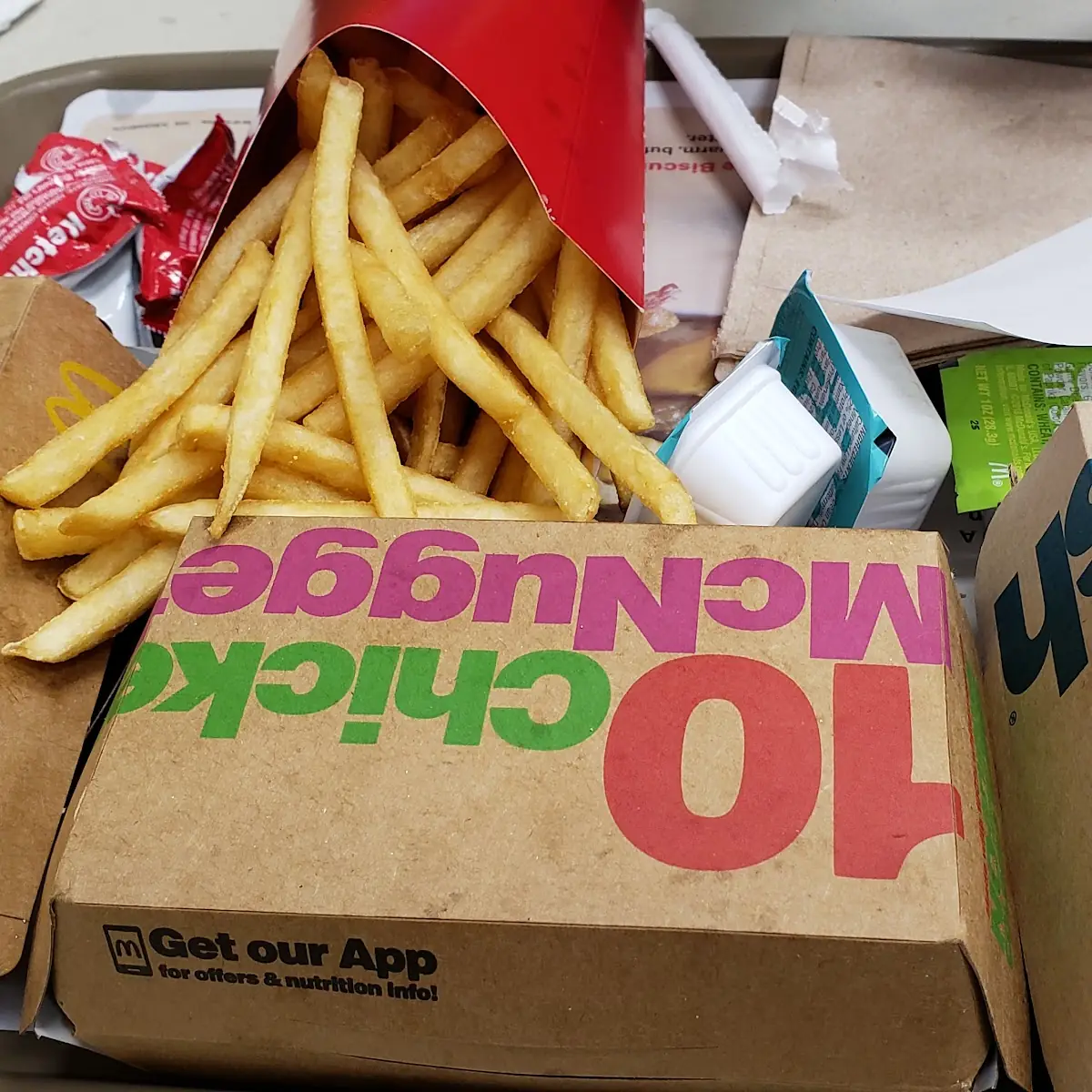 Mcnuggets Fries Filet-O-Fish