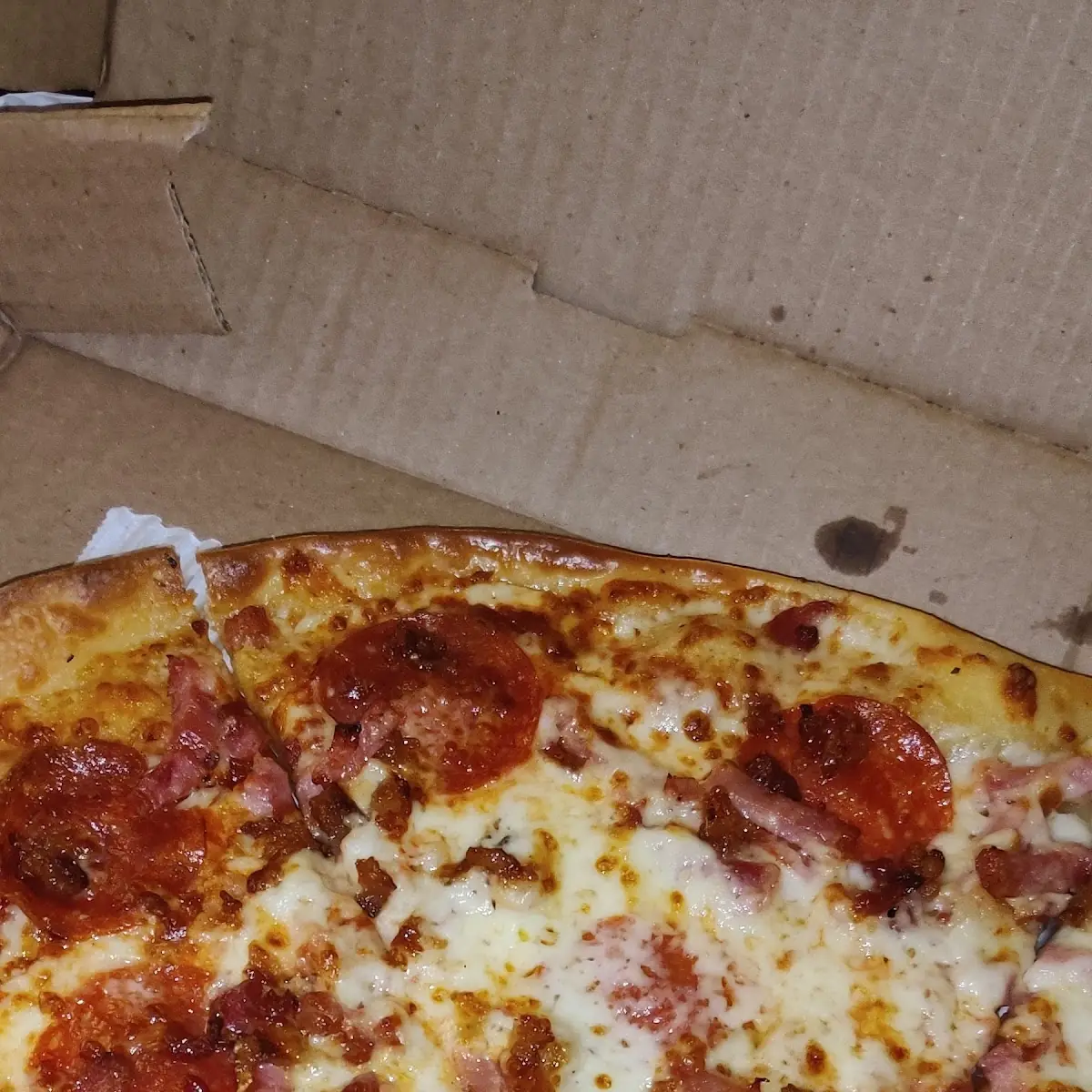 Thin Crust Meat Lovers Pizza