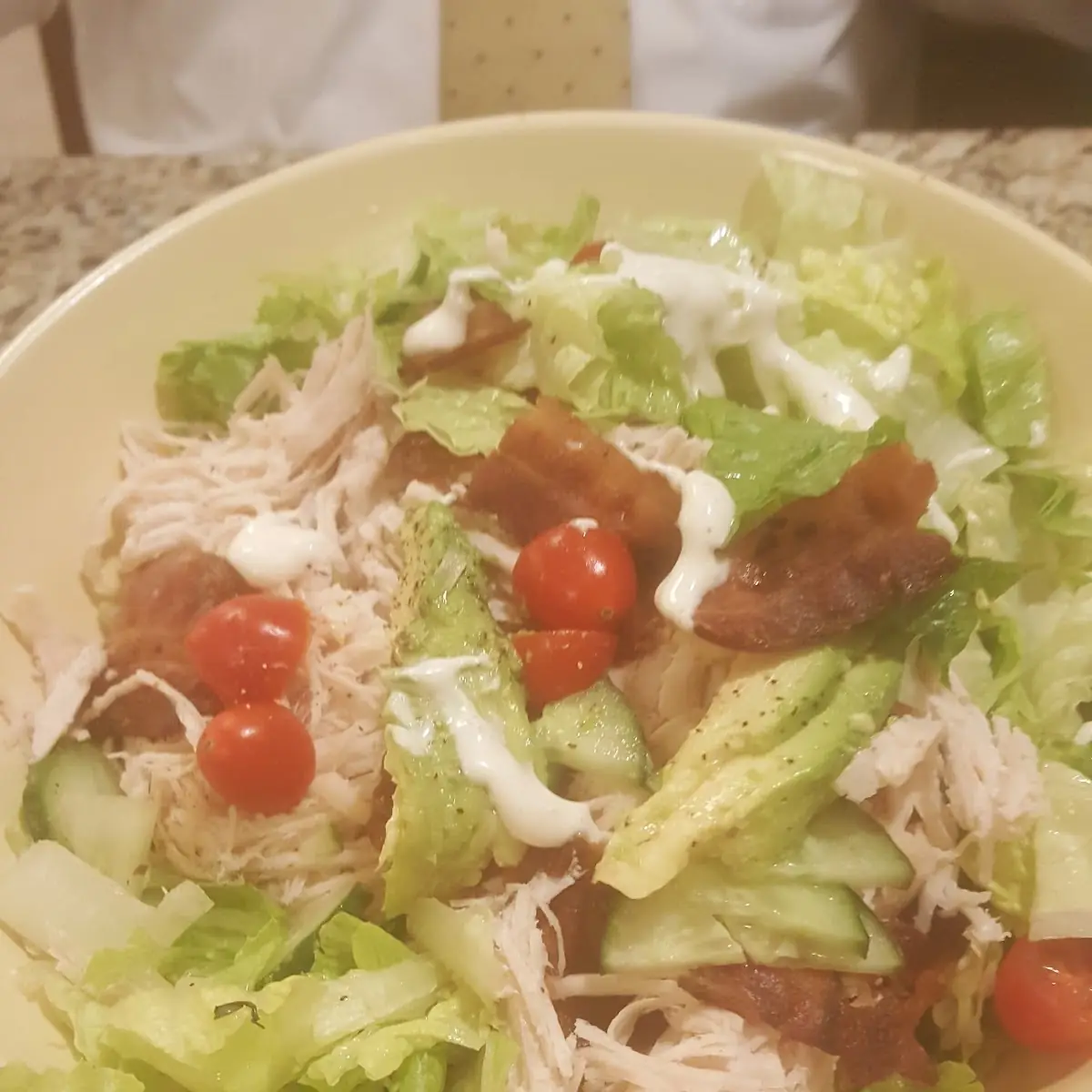 Turkey Bacon Avocado Salad