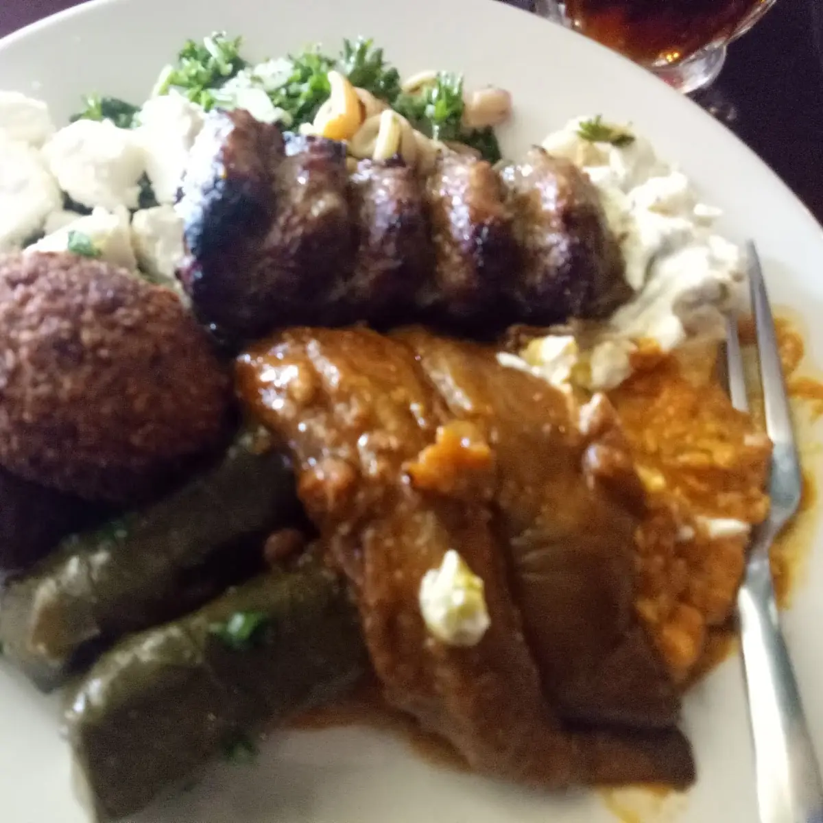 Chicken and Beef Kabob