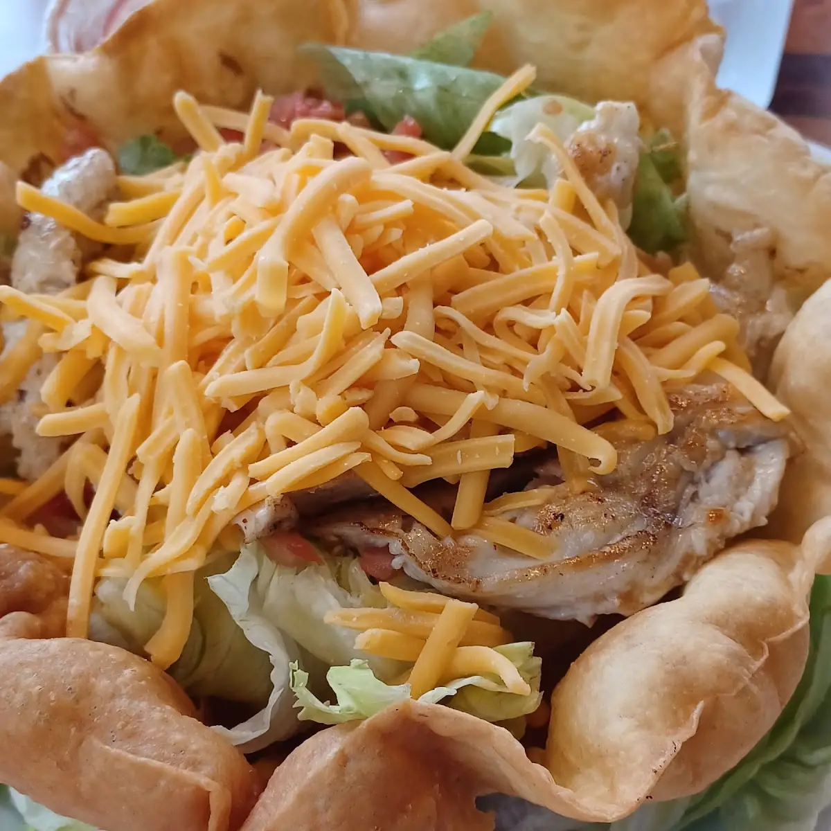 Taco Salad with Grilled Chicken