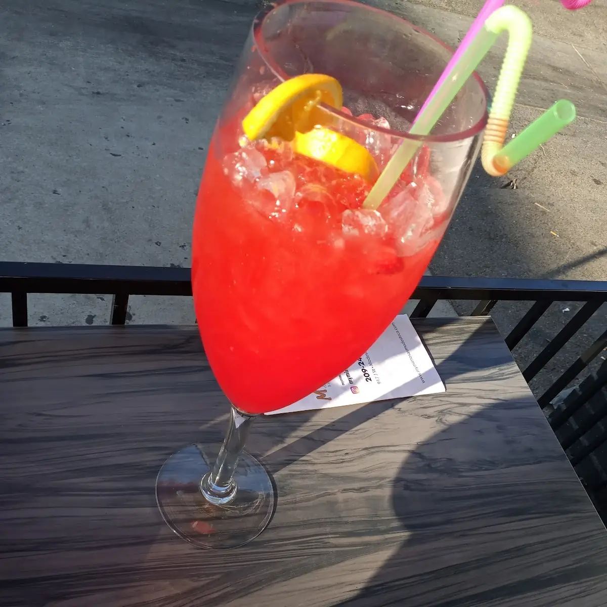 Mango Strawberry Mimosa