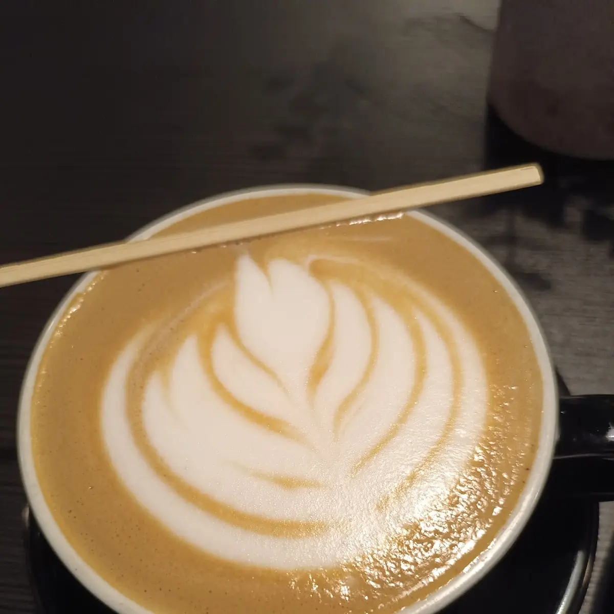 White Cholate Latte Con Peanut Butter Leche De Avena
