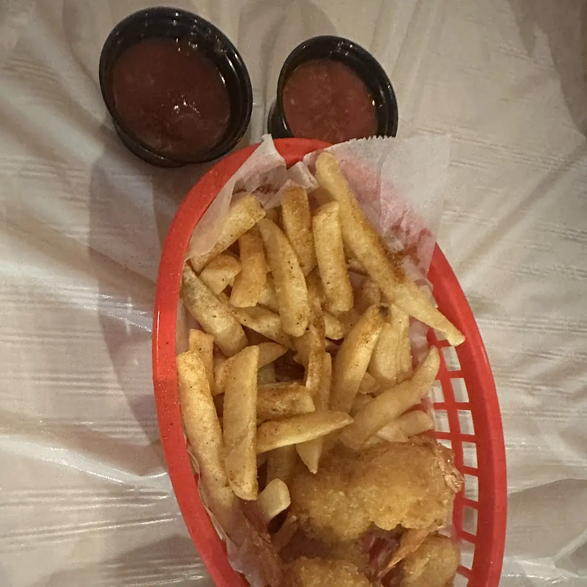 Fried Shrimp Basket 6 Pieces