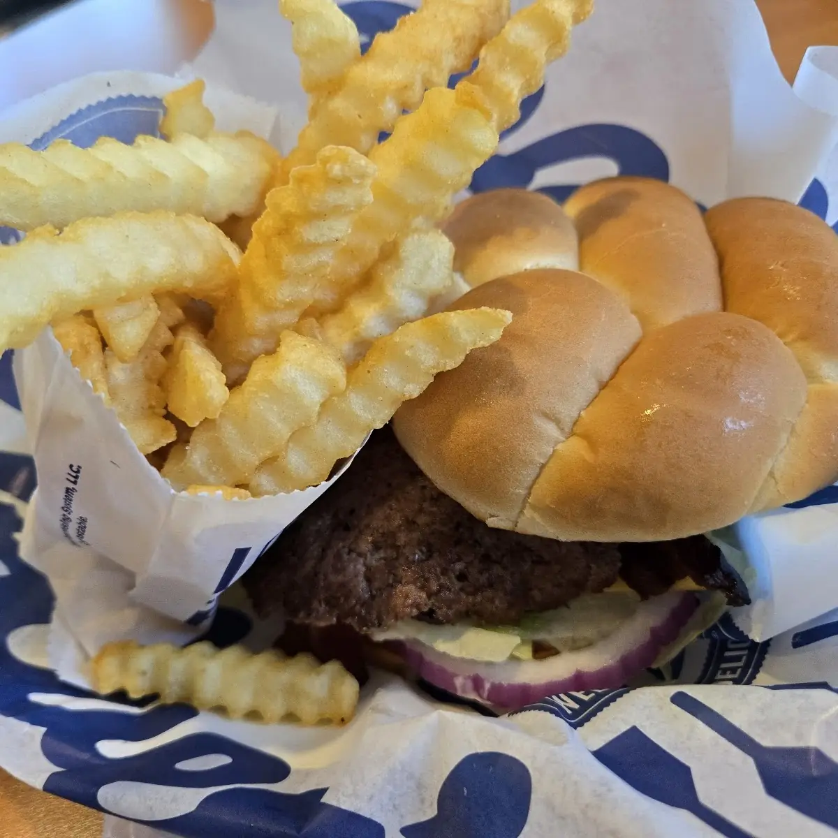 Double Mushroom Swiss Burger Combo