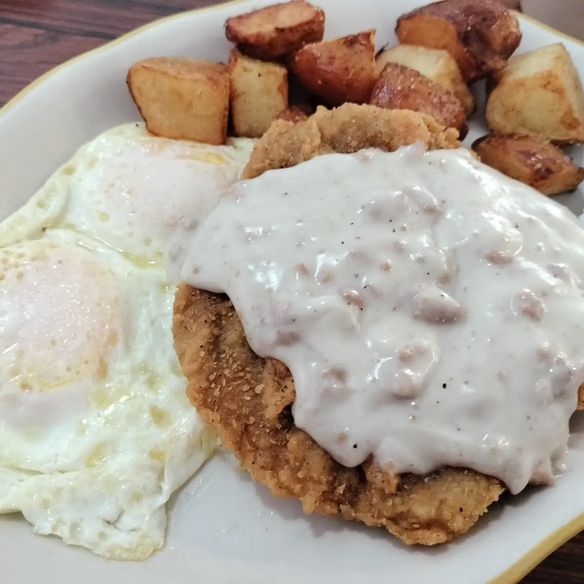 Country Fried Steak & Eggs