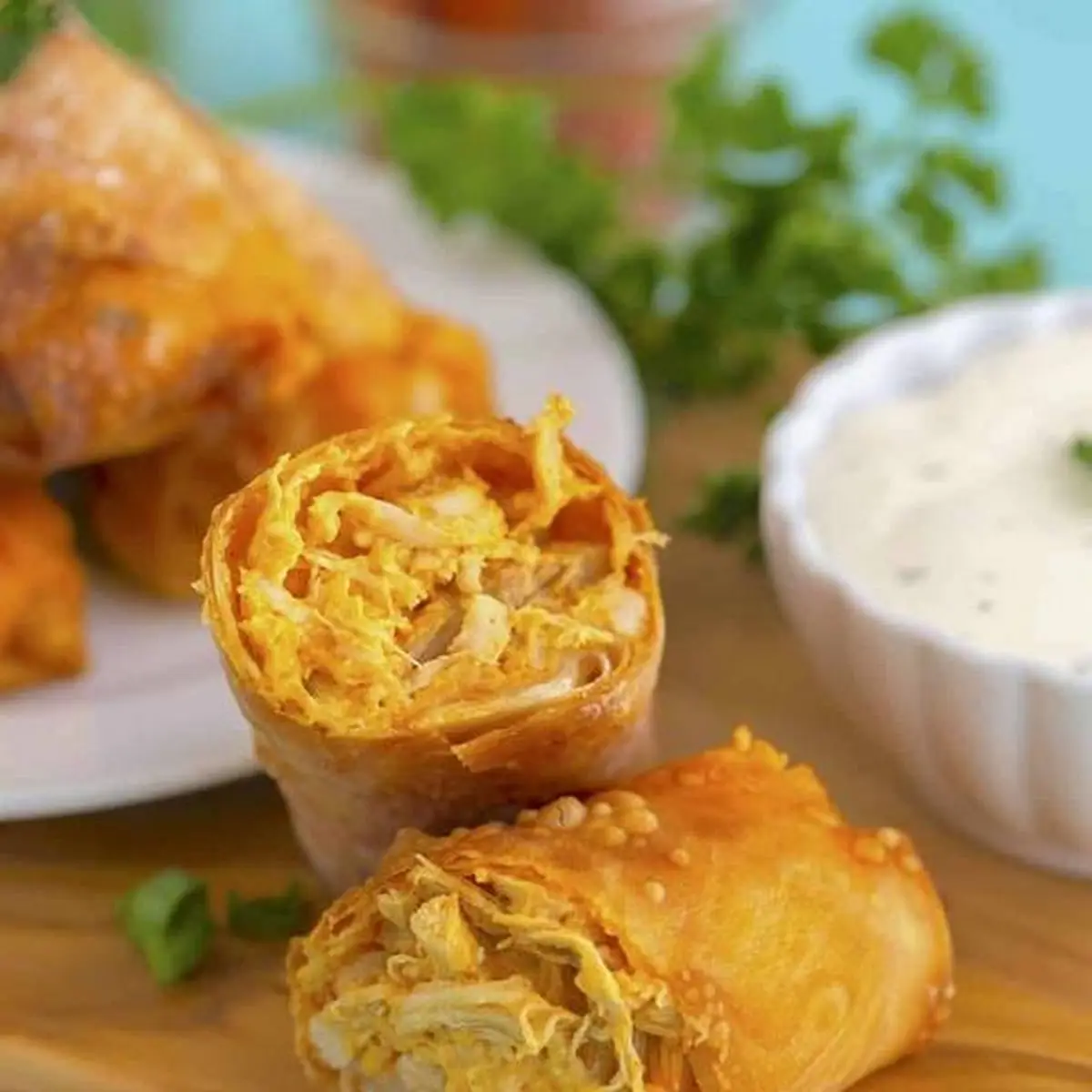 Buffalo Chicken Egg Rolls 3pc