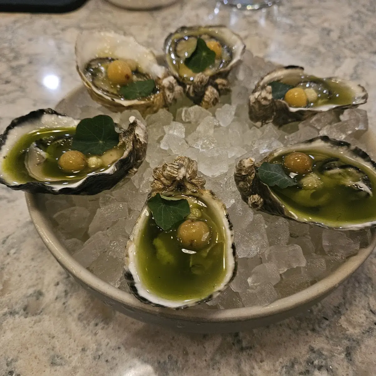 Raw Oysters and Steamed Mussels