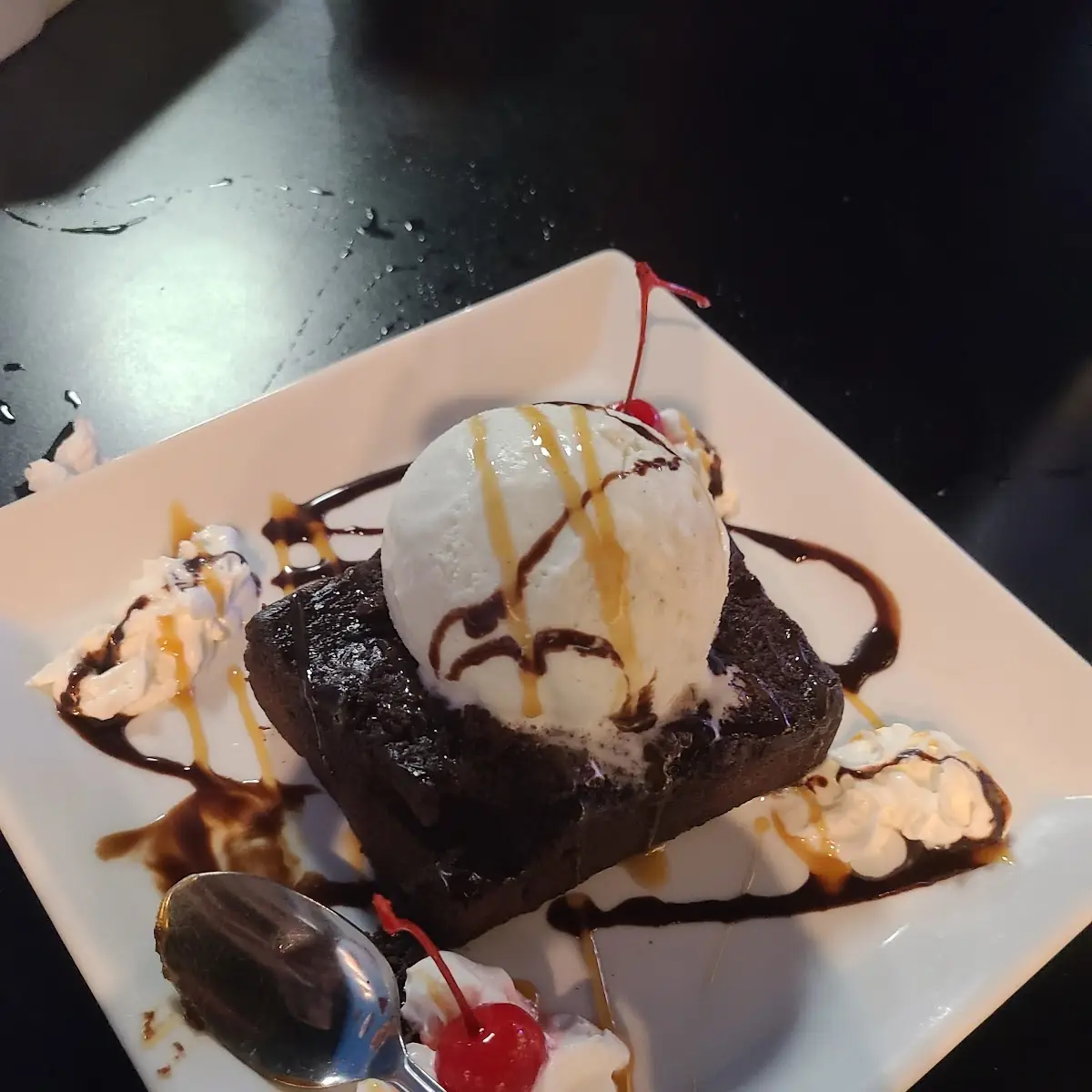 Warm Brownie Sundae