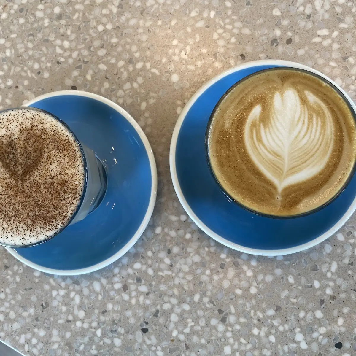 Chai Latte and Vanilla Latte