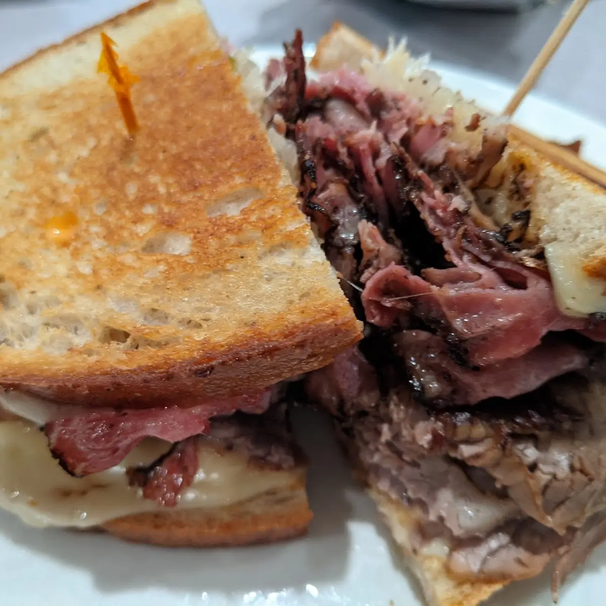 Pastrami and Brisket Ruben