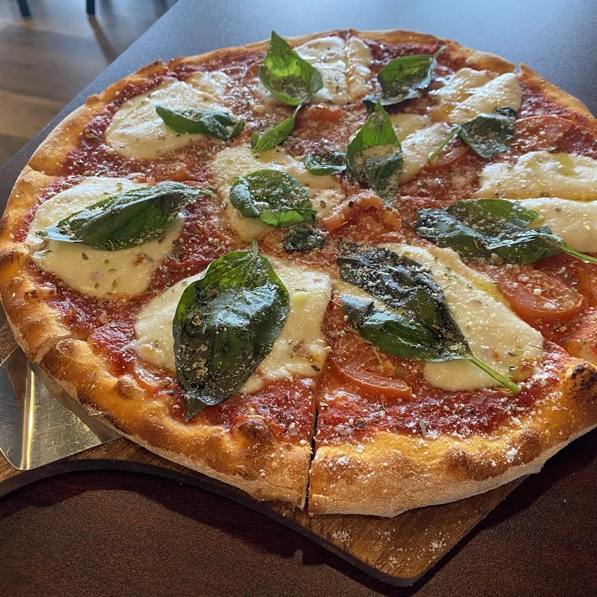 Margherita Pizza with Fresh Basil