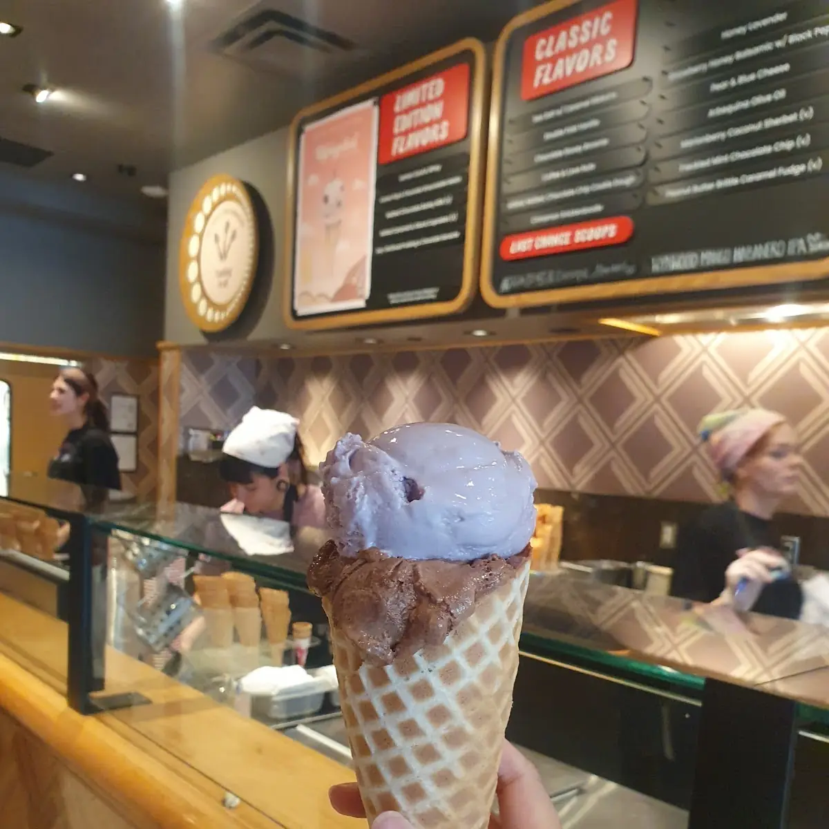 House Made Waffle Cone on the Side