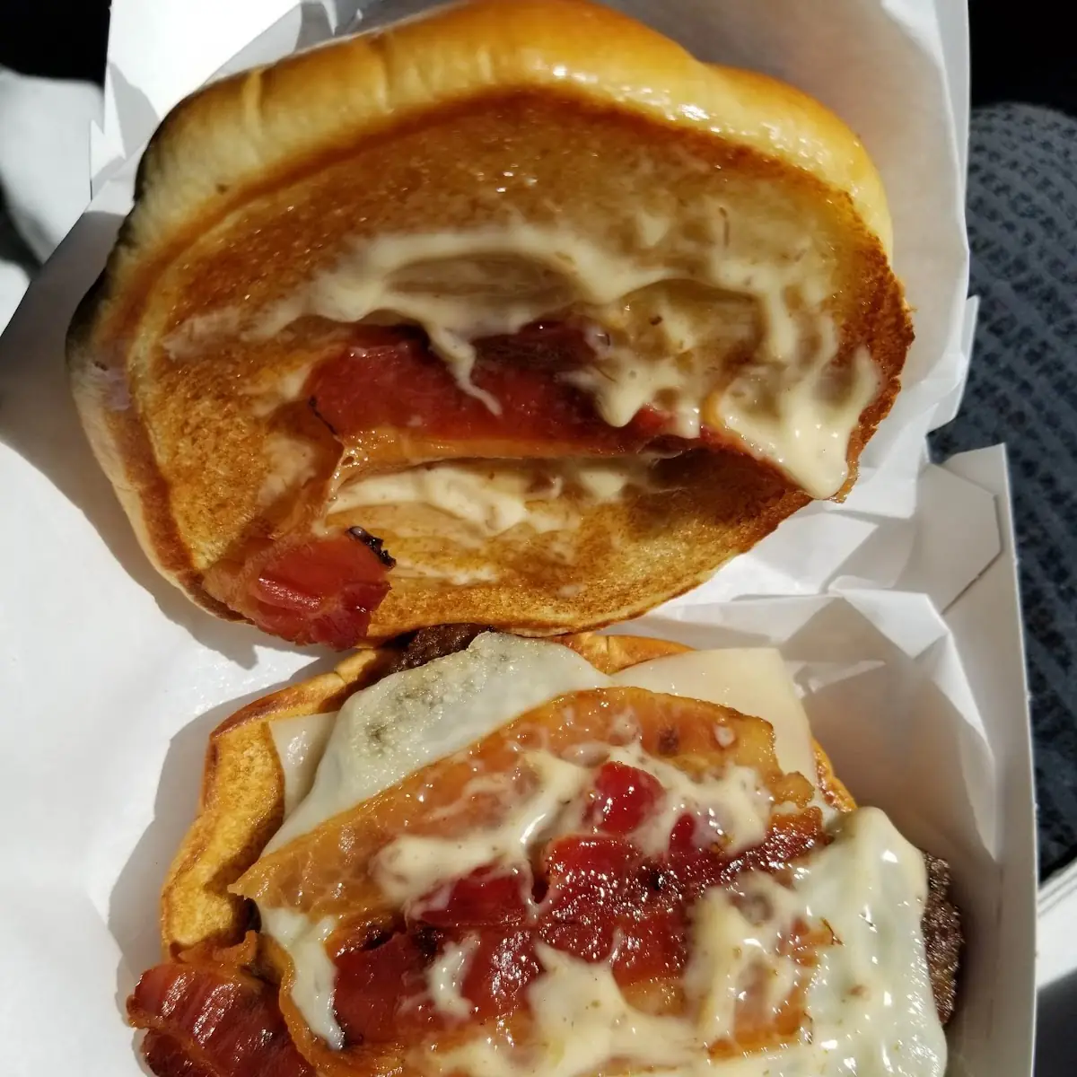 Butterly Jack Bacon and Swiss Burger