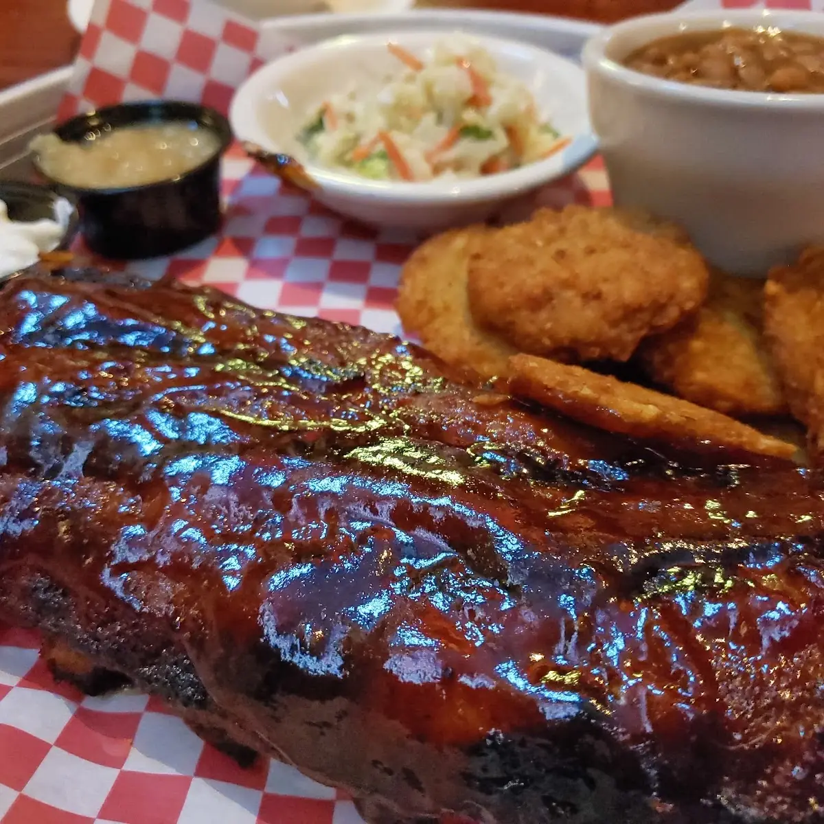 Ribs with Potato Pancakes