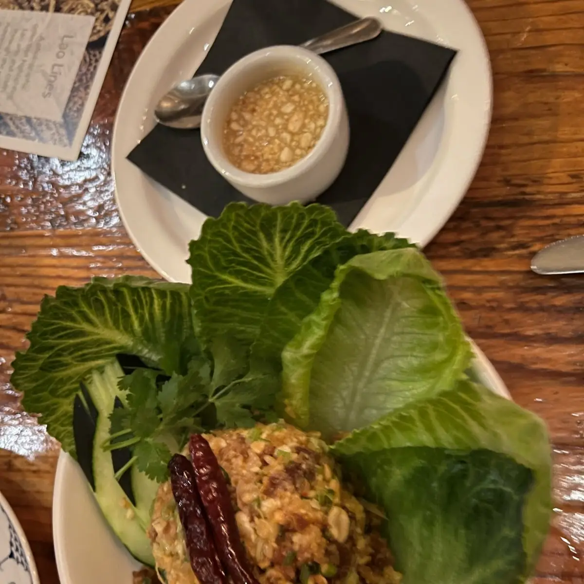 Crispy Rice Lettuce Wraps