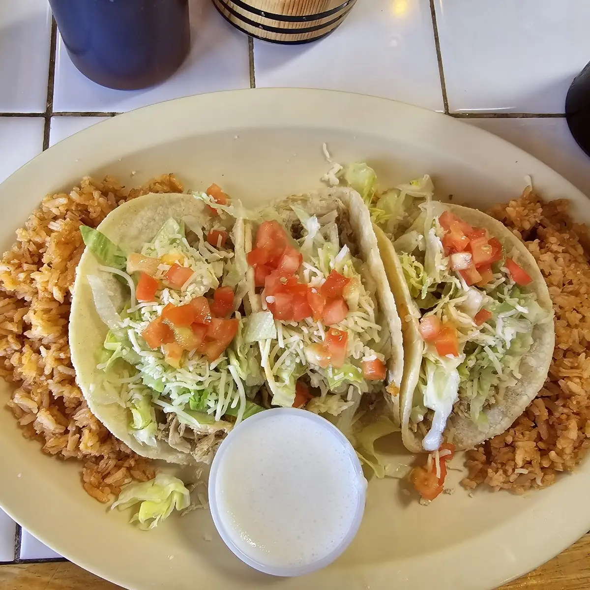 Chicken Taco Plate