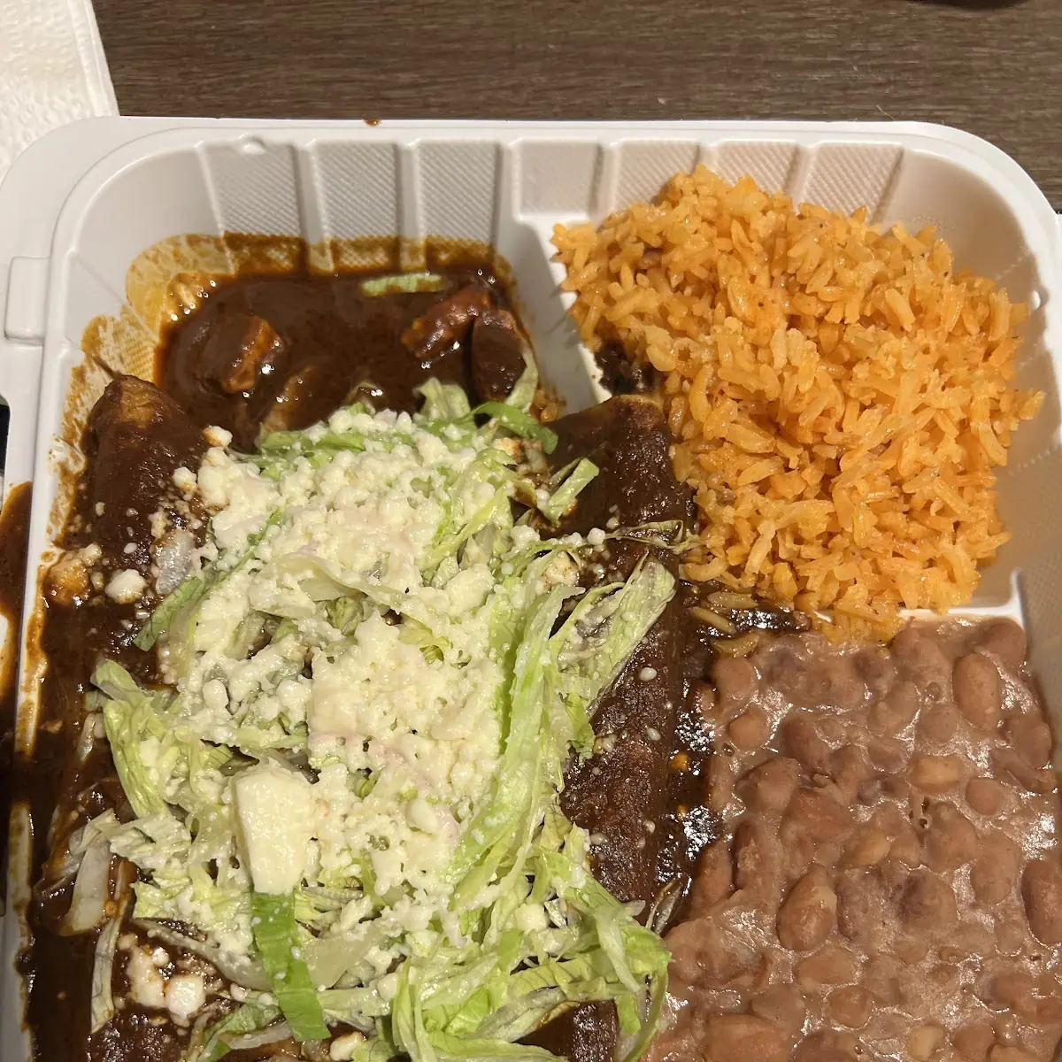 Mole Enchilada Rice and Beans