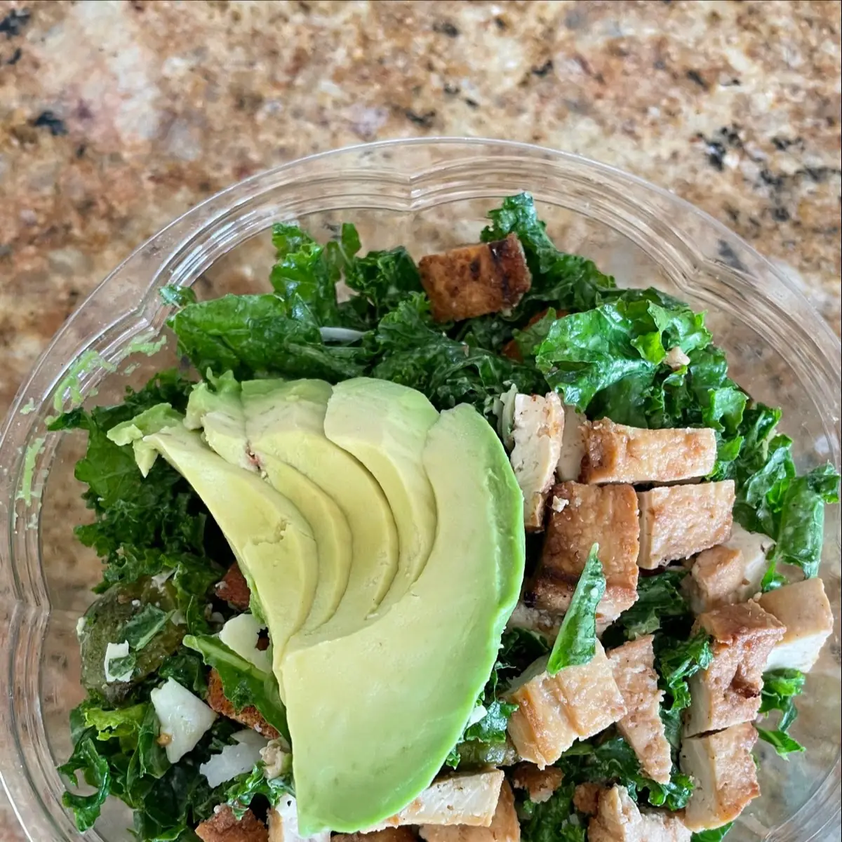 Kale Tahini Caesar Salad