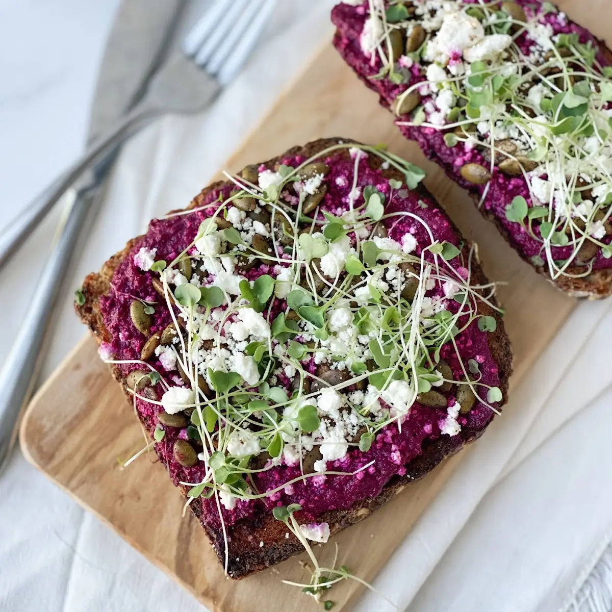 Roasted Beet Toast